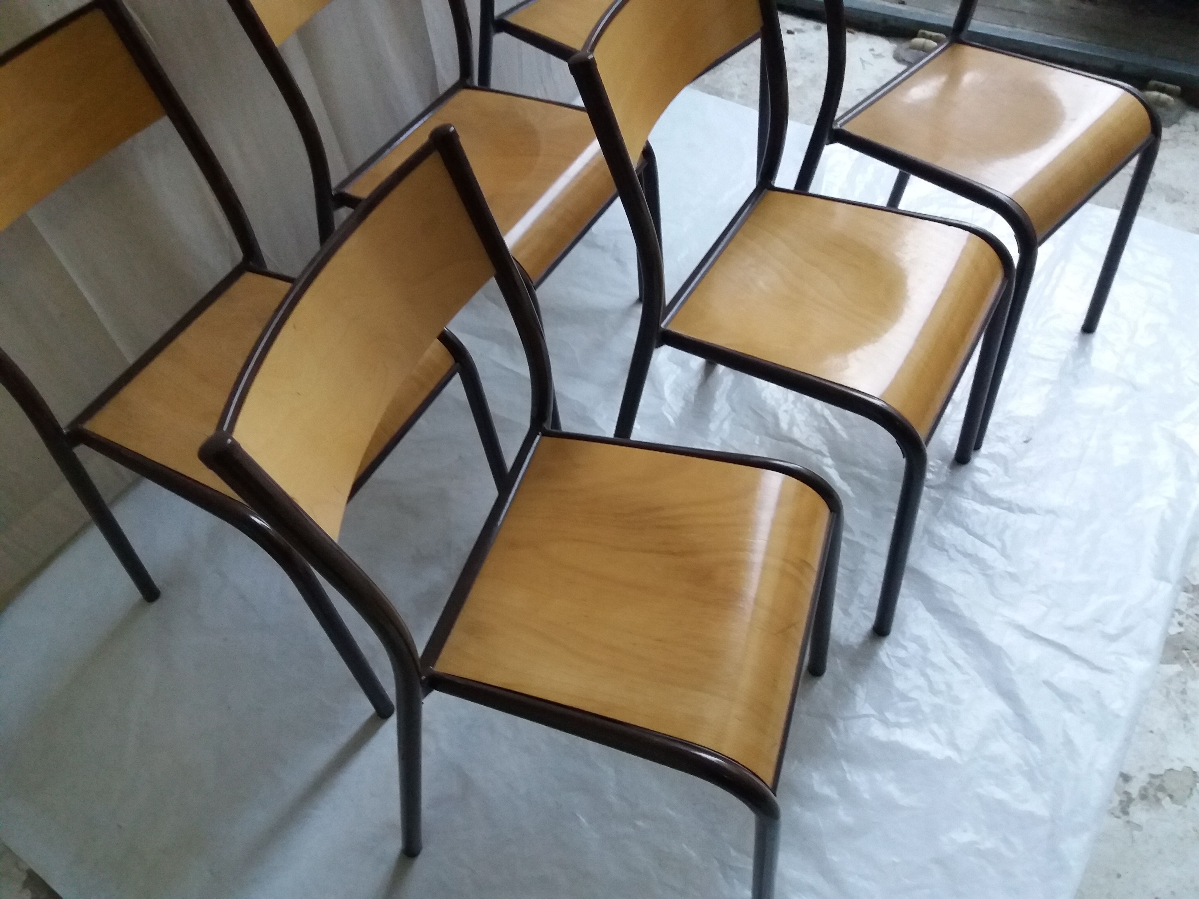 Set of 6 chairs Mullca