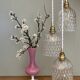Vintage glass triple globe waterfall pendant light