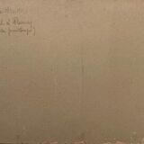 HSP painting "Fleurey sur Ouche" (Côte d'Or) by Auguste Mallard (1895-1965)