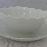 Giraud Limoges white porcelain sauce boat