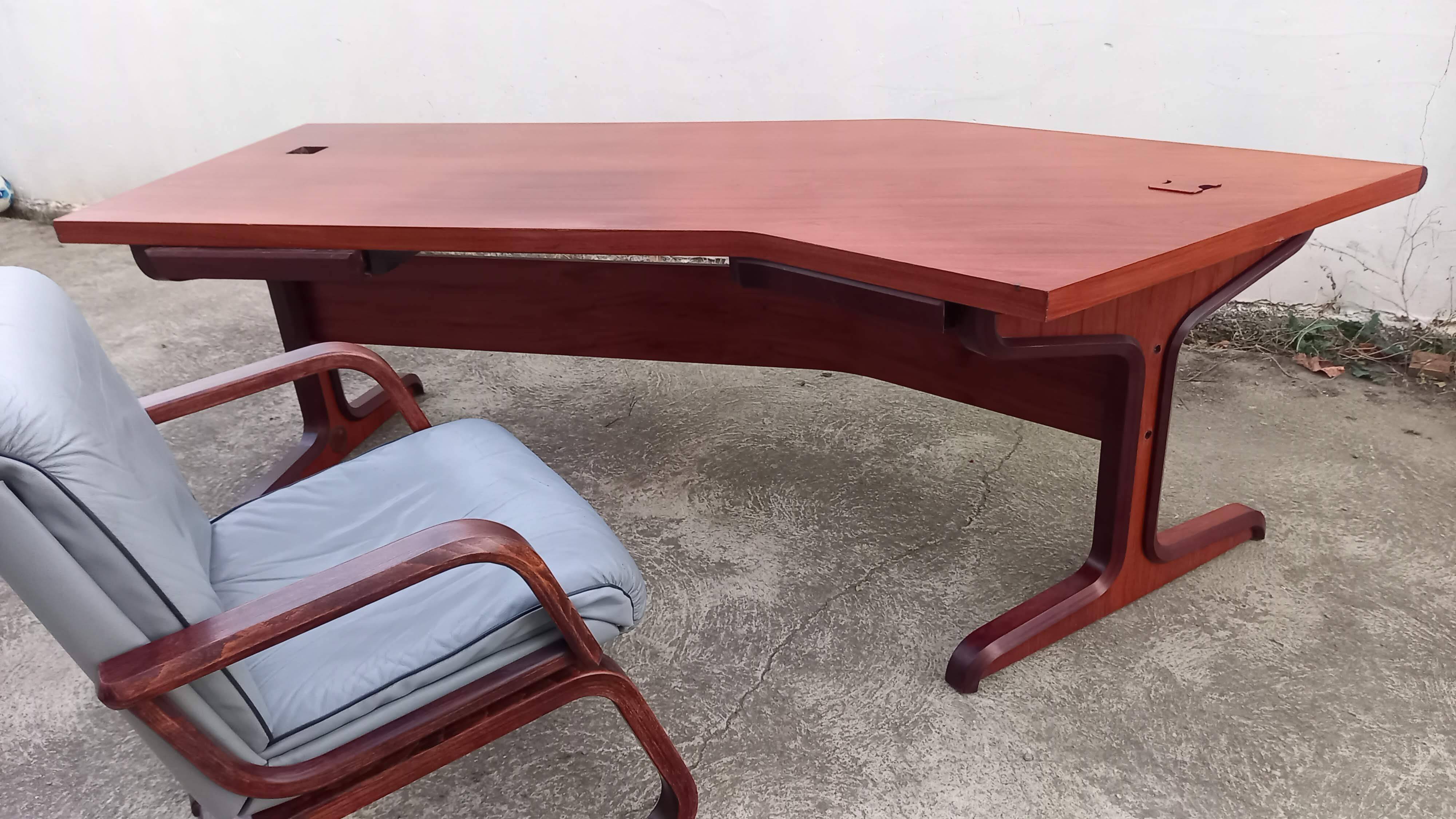 Designer Desk and Armchair Set