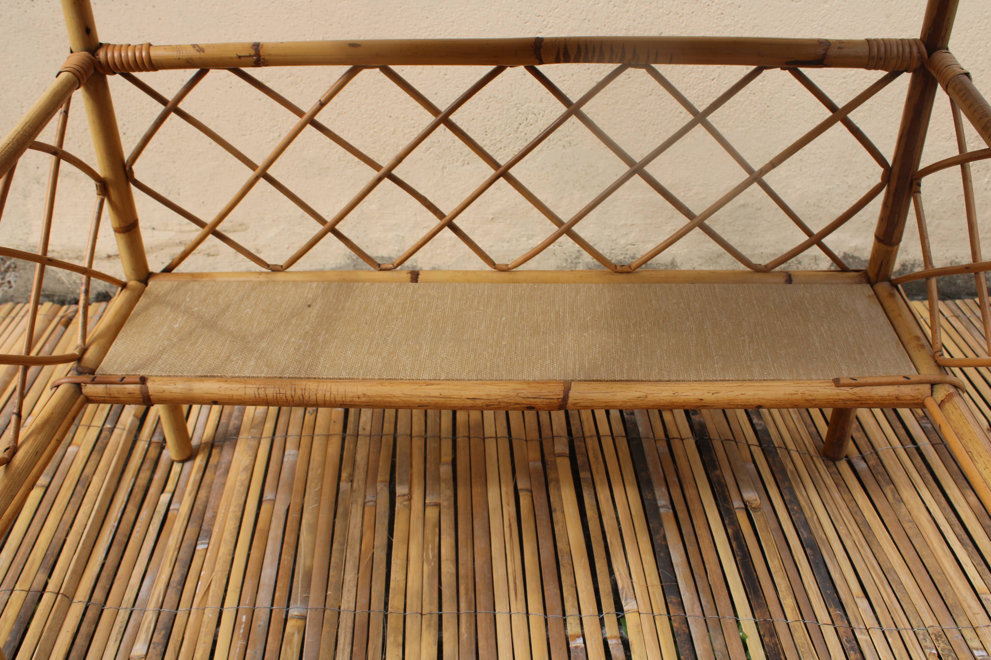 Rattan desk