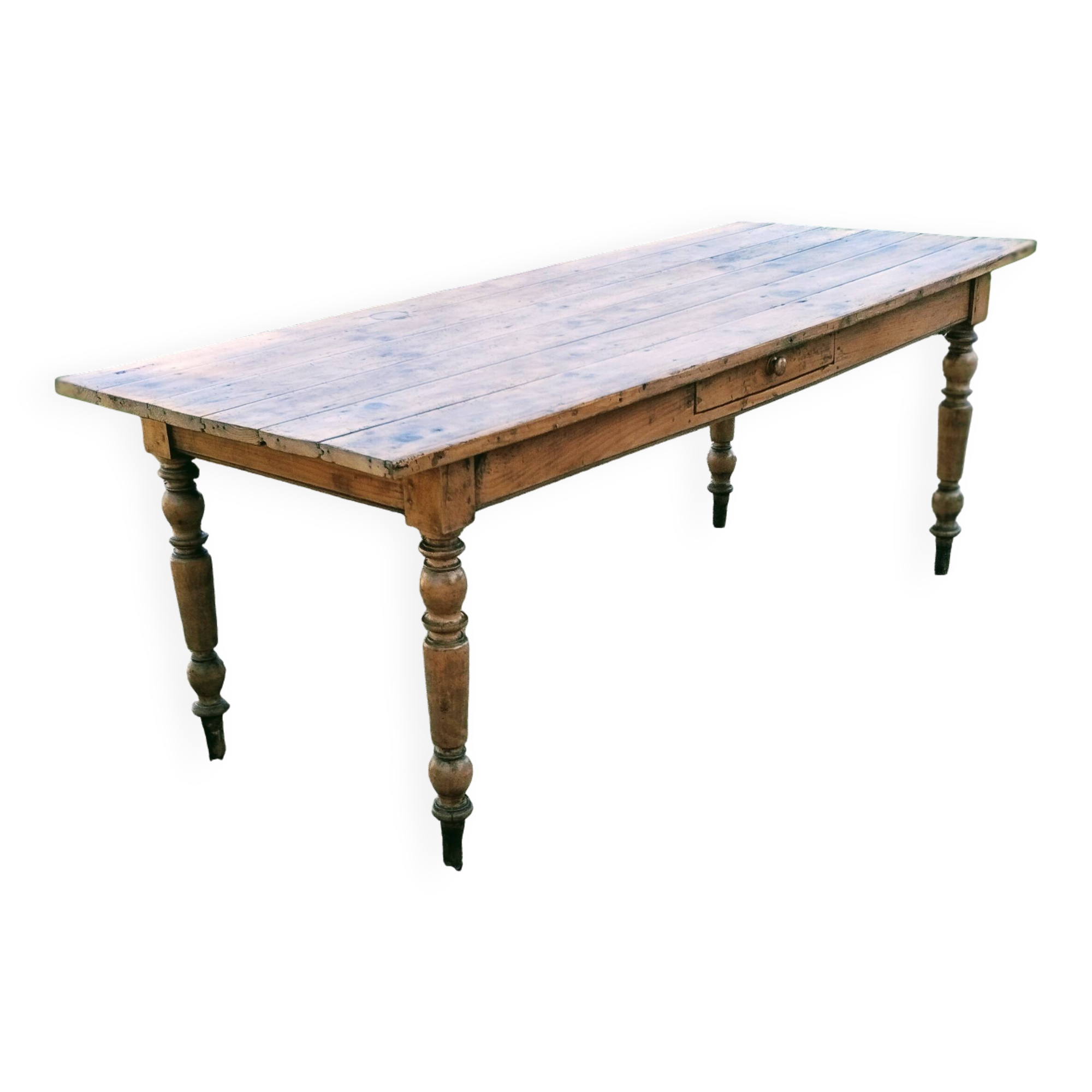 Farmhouse table dating from the end of the 19th century