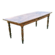 Farmhouse table dating from the end of the 19th century