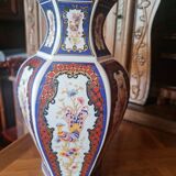 Vase asiatique hexagonal