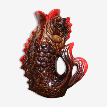 Pichet vase poisson