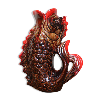 Pitcher vase fish