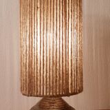 Ceramic lamp and rope