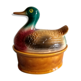 Vintage ceramic duck tureen