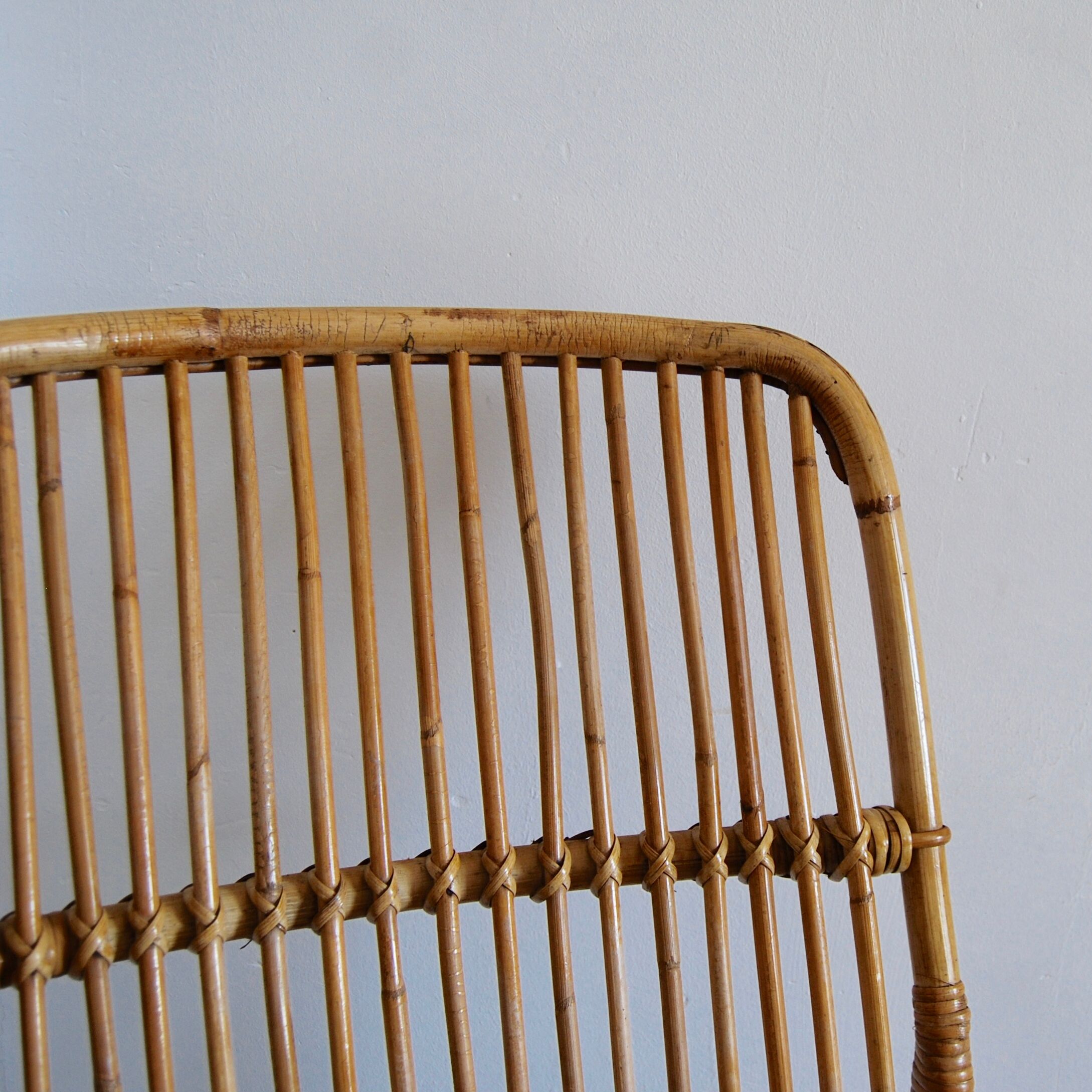 Rattan armchair