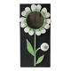 Ceramic flower mirror.