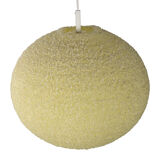 Creme sugarball pendant lamp by John & Sylvia Reid for Rotaflex
