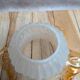 Vintage iridescent amber glass lampshade – tulip