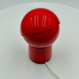 Space Age Lamp 'Sfera Notte' Gagiplast, Vibrant Red, 1970s
