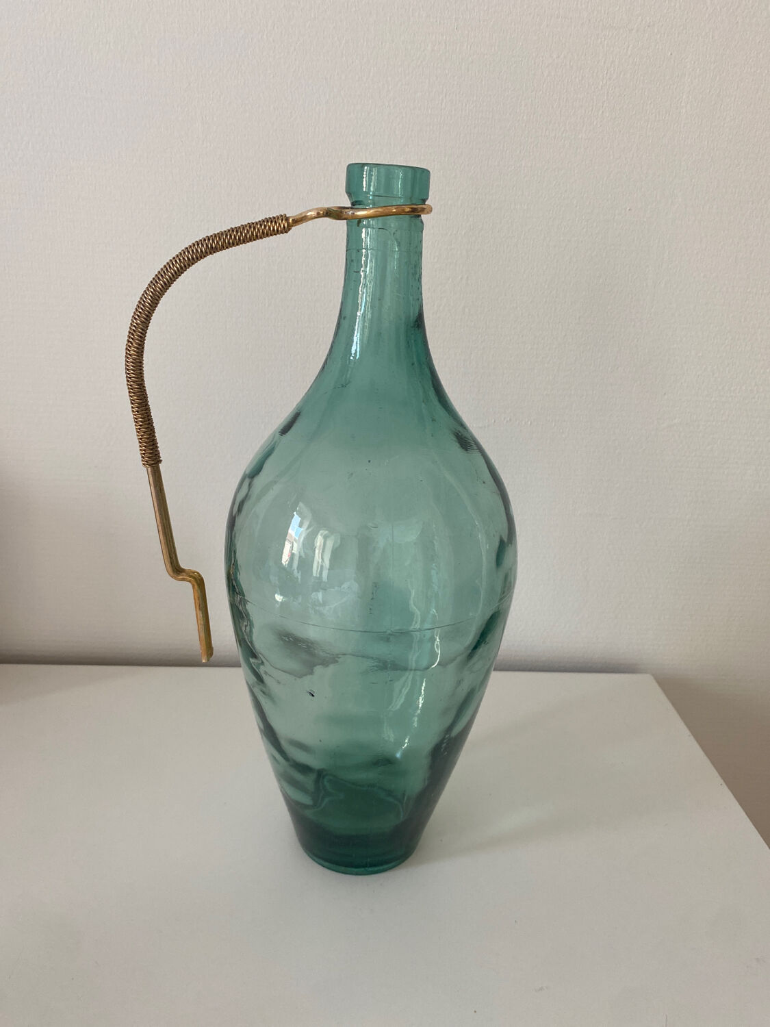 Glass bottle decoration