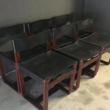 Set of 6 Dining Chairs by Gunther Hoffstead for Uniflex, 1963.