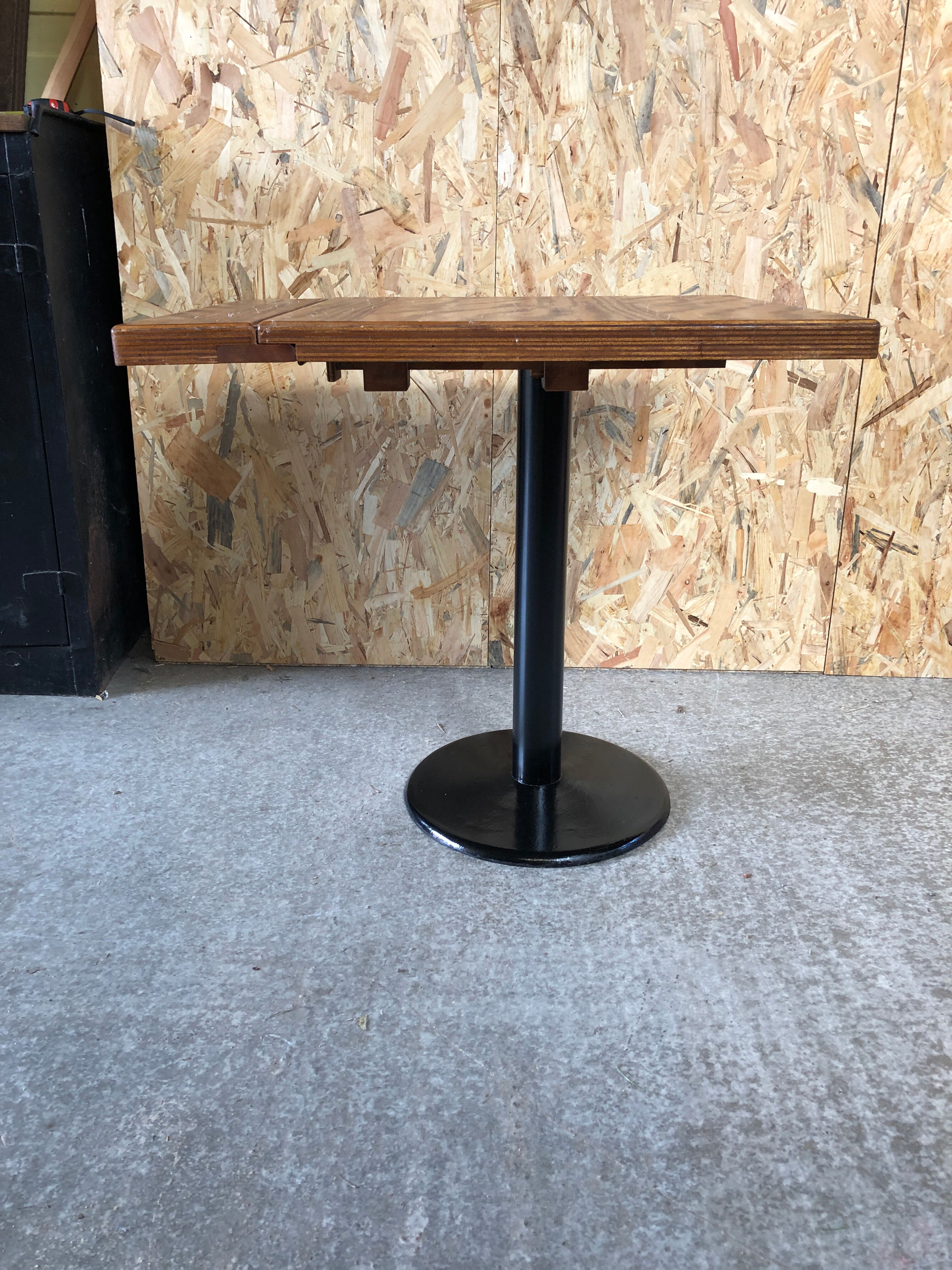 Old bistro table foot cast iron black