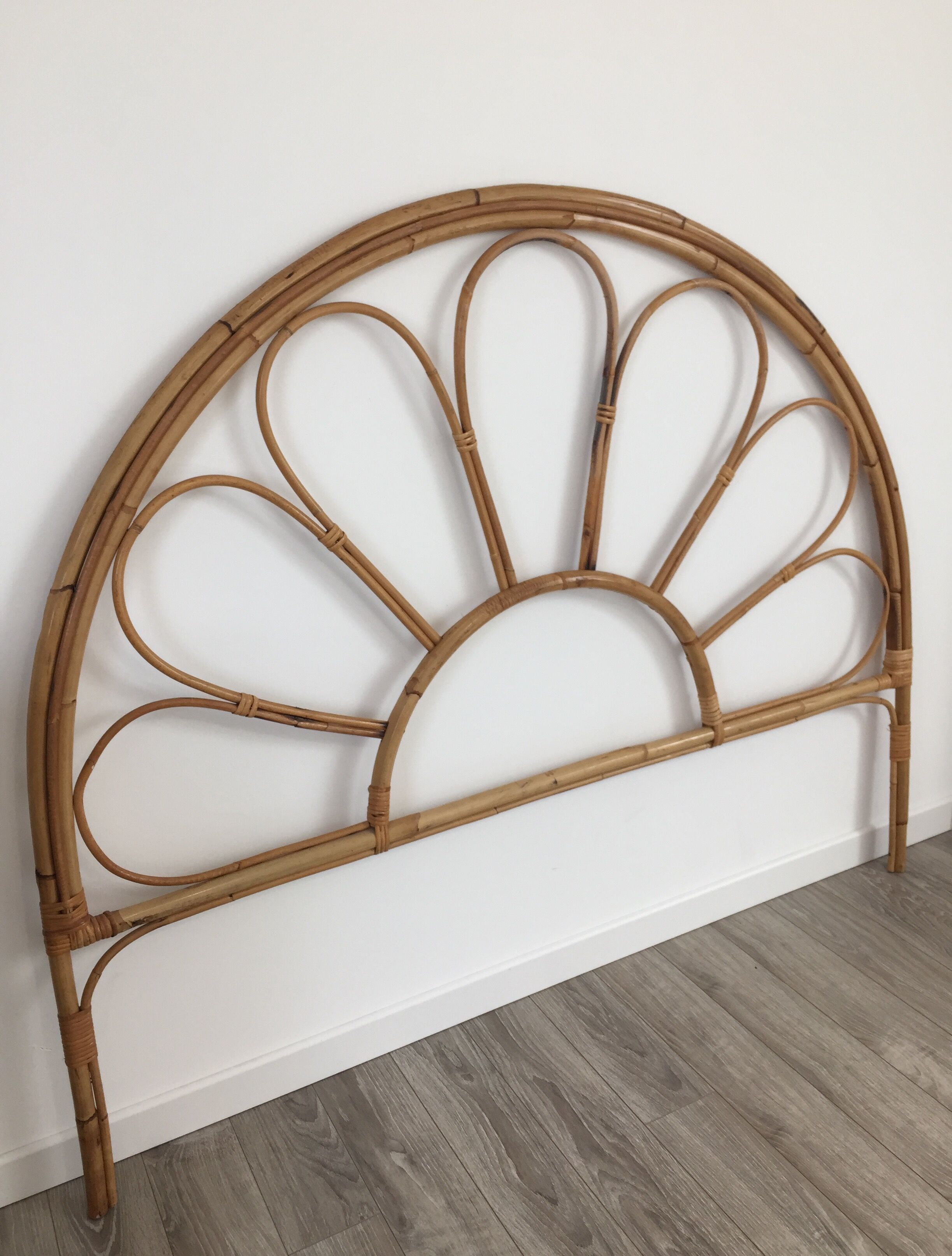 Tête de lit rotin 140cm