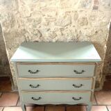 3-drawer chest of drawers in laurel green