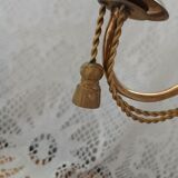 Antique metal chandelier with 3 arms