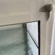 Vintage Parisian cabinet, metal display cabinet, small painted display cabinet
