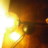 Brass patinated thick metal wall 1940