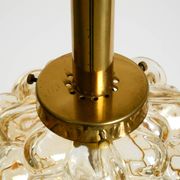 Original glass bubble pendant lamp from the 1960s | Manufactured by Limburg