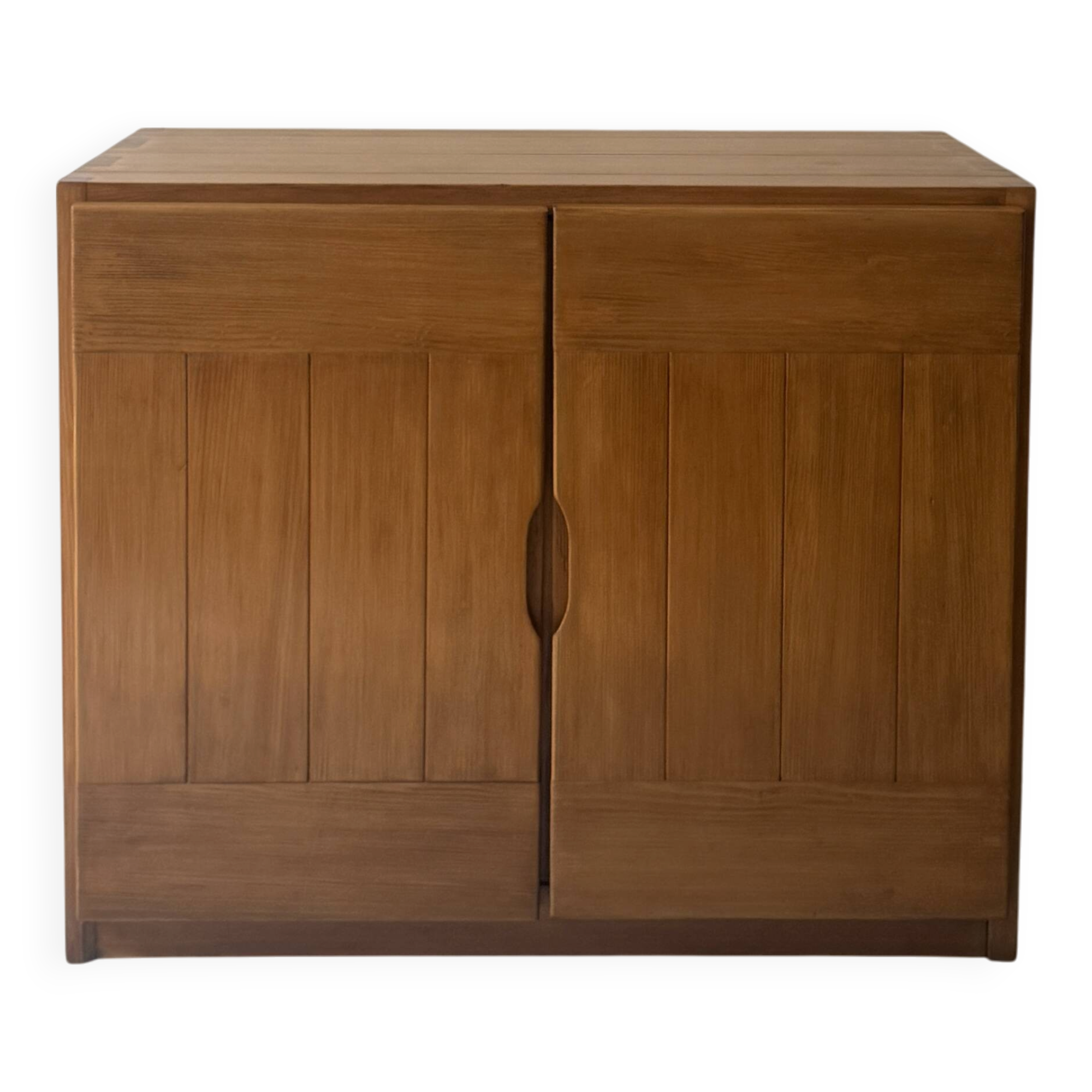 Buffet design en bois orme & pin collection Savoie, Maison Regain 1970