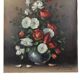 Vintage Floral Still Life Painting Signed J. Rems 60x50cm