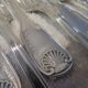 12 silver plated dessert forks by Christofle Vendome, 17.1 cm