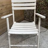 Folding garden armchair, 50s