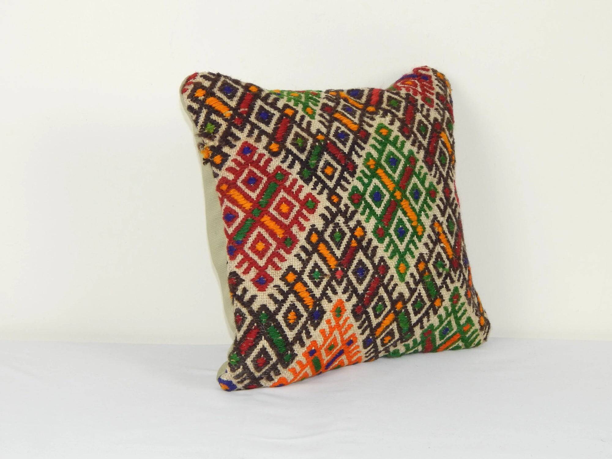 Vintage kilim cushion cover 30x30 cm