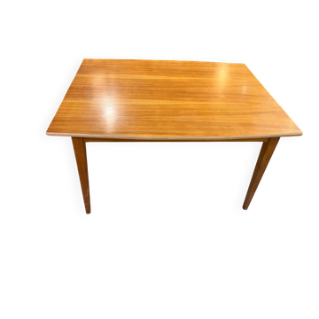 Scandinavian extendable dining table attributed to Axel Christensen.