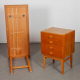 Vintage wooden desk from the 1970s