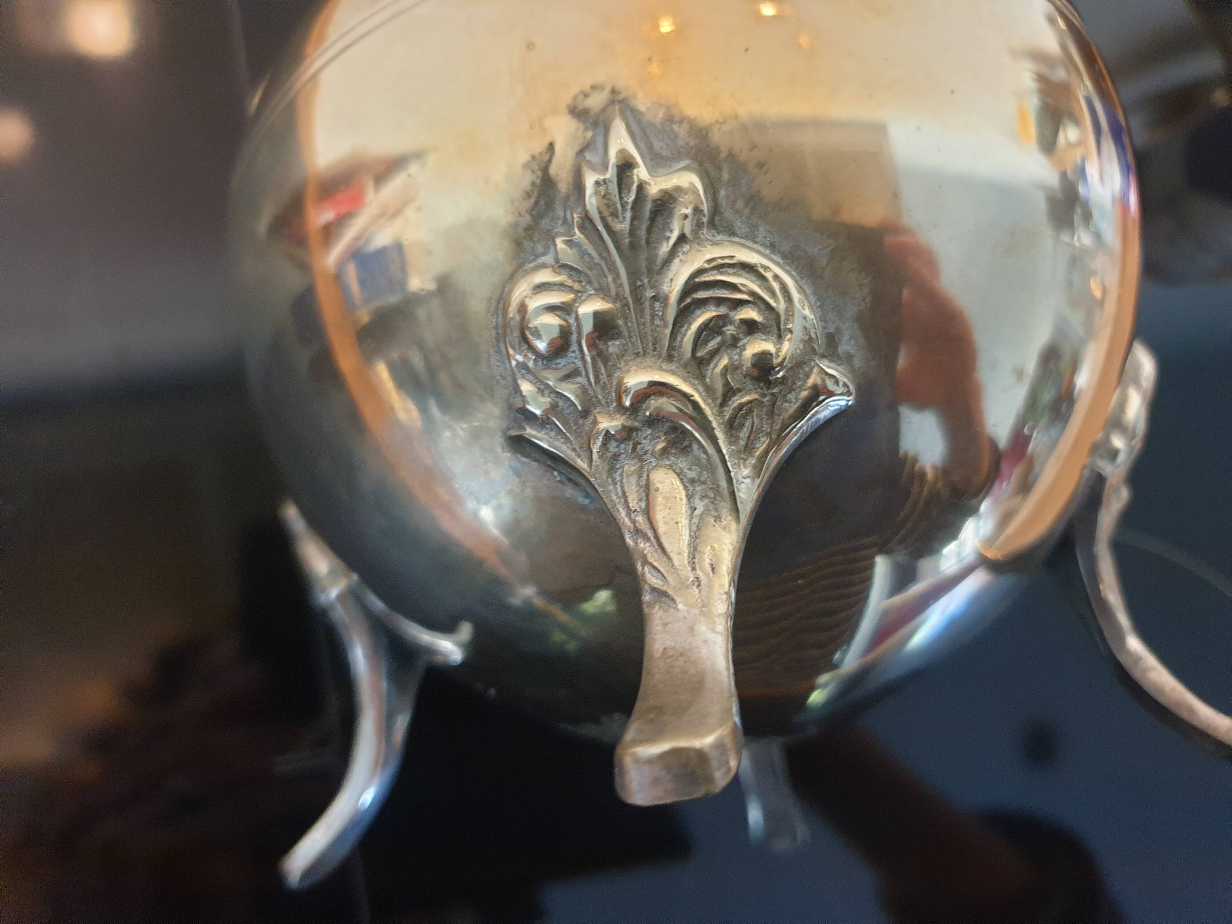 Silver metal pitcher