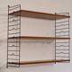 Swedish teak string shelf, 1960