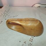 Art populaire ancienne louche en bois ou bol type kuksa