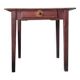 Small antique farmhouse table in wood – vintage rustic desk