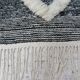 Modern Berber wool rug – Handmade Moroccan rug in grey and ecru.