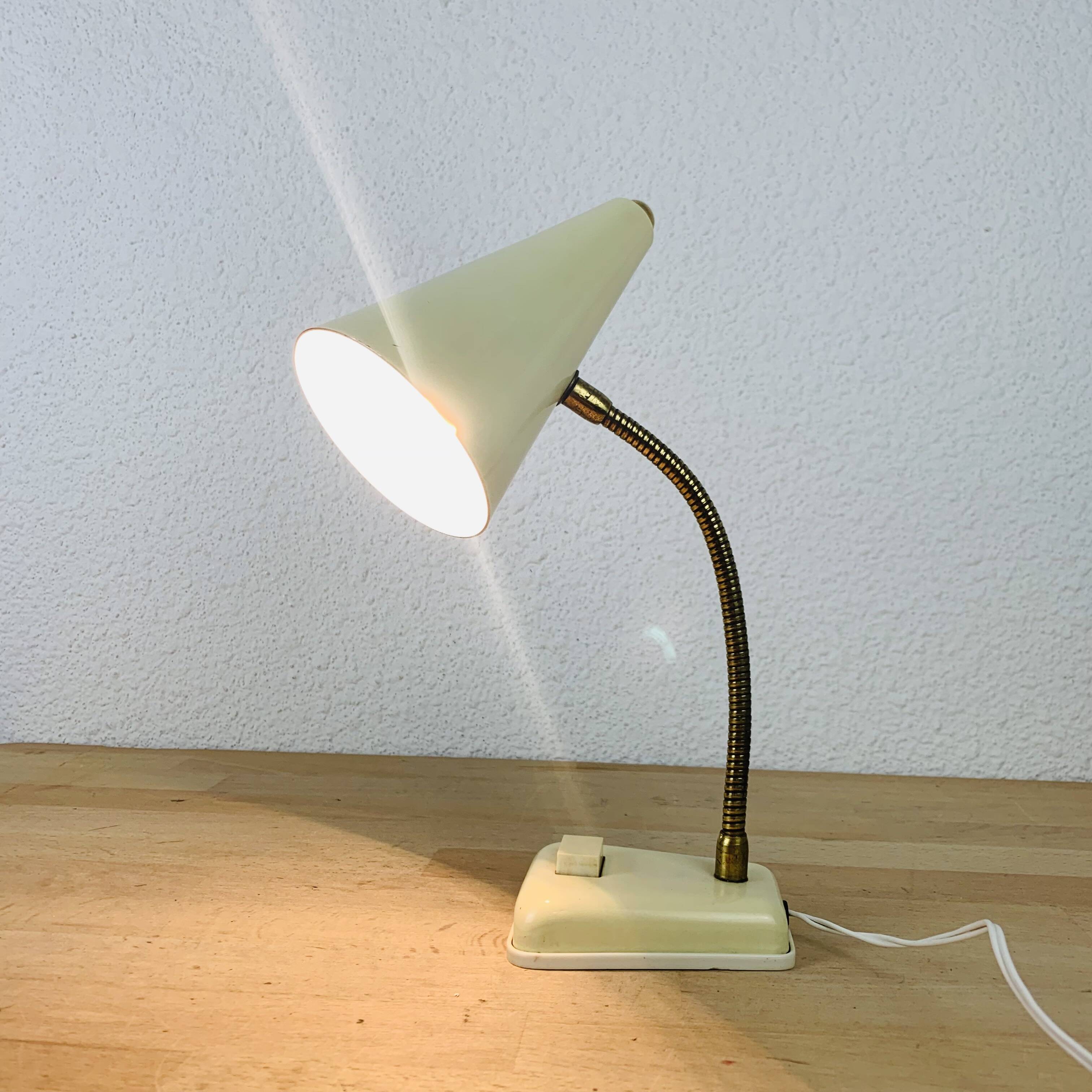 Lampe cocotte années 50 métal