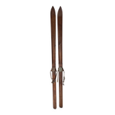 Ancien ski en bois vintage