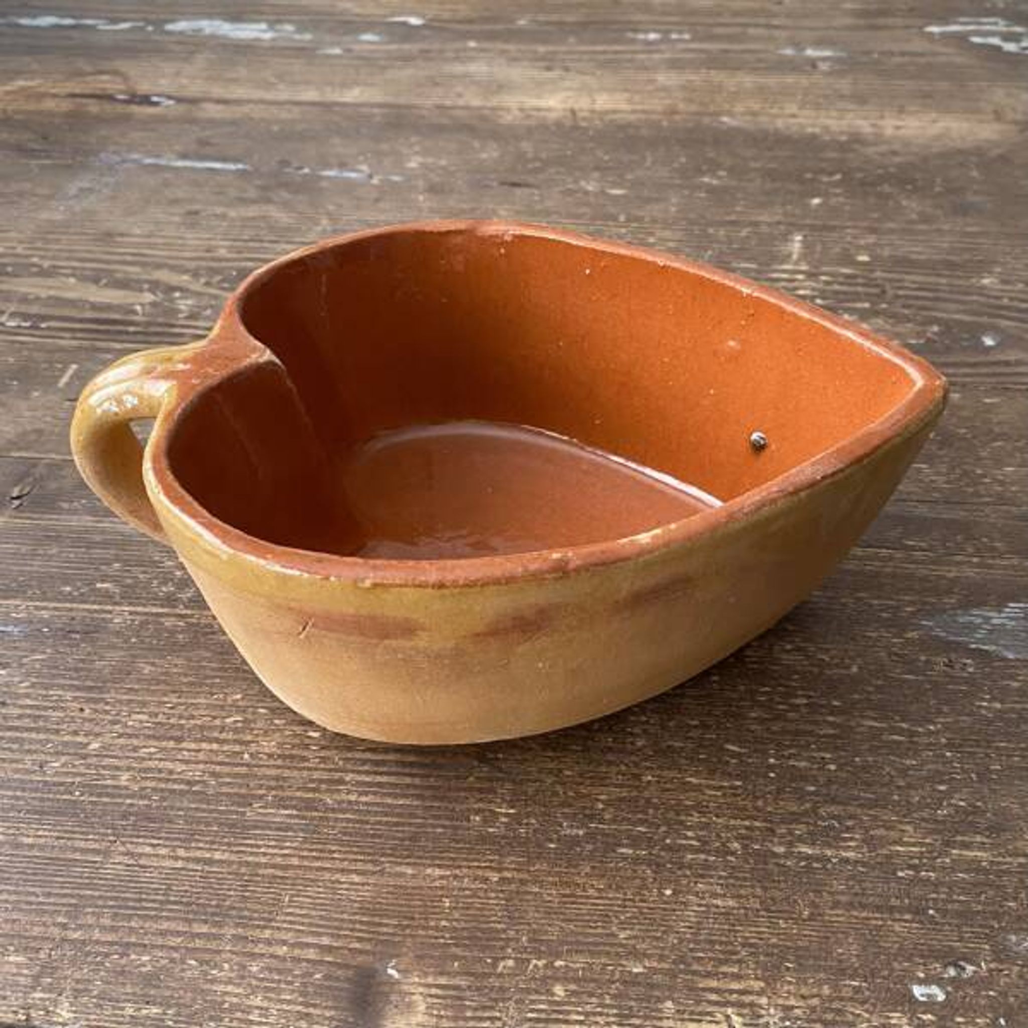 Terracotta mould, heart