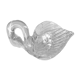 Crystal swan cup