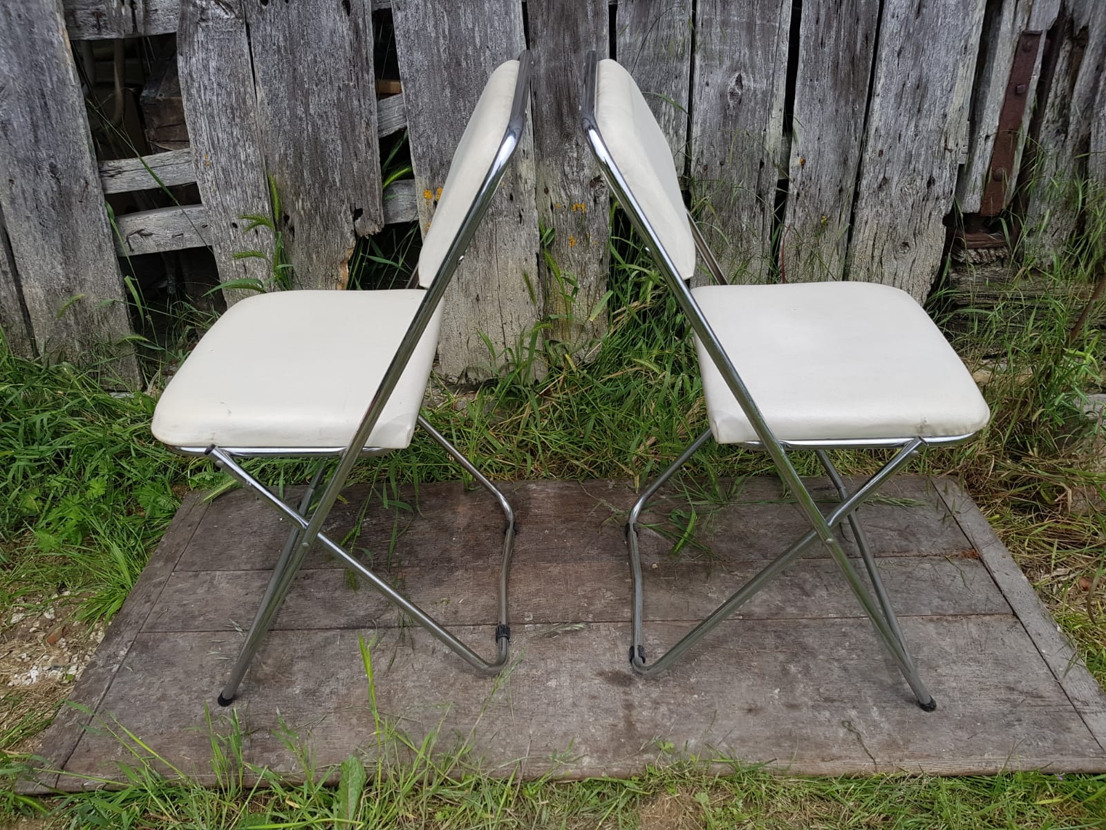 Pair lafuma chairs