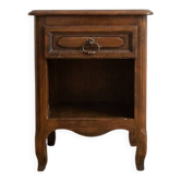 Antique bedside table in solid wood
