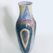 Vintage Handmade Art Studio Pottery Vase, 1980s