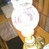 Lampe pigeon hirondelle en laiton