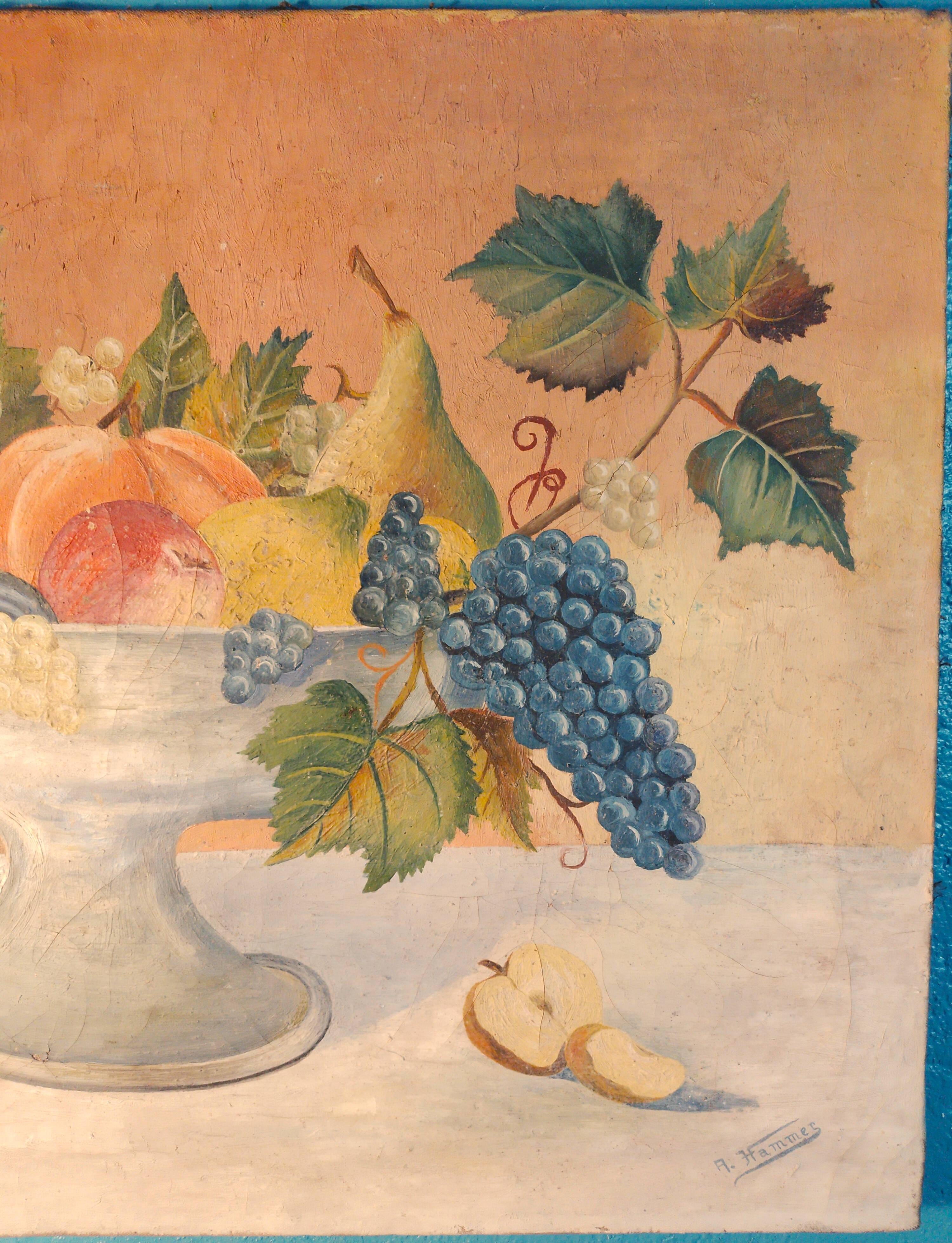 Still life painting from the late 19th century.