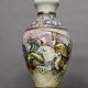 Ceramic lamp with oriental decoration and signature