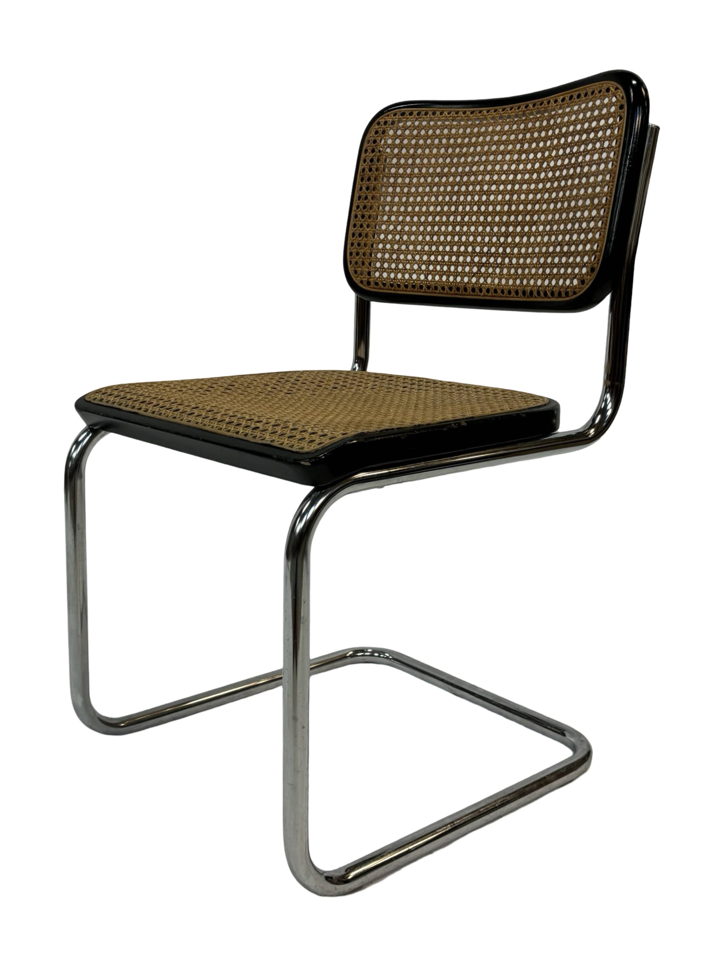 Cesca chair b32 model in chrome and black